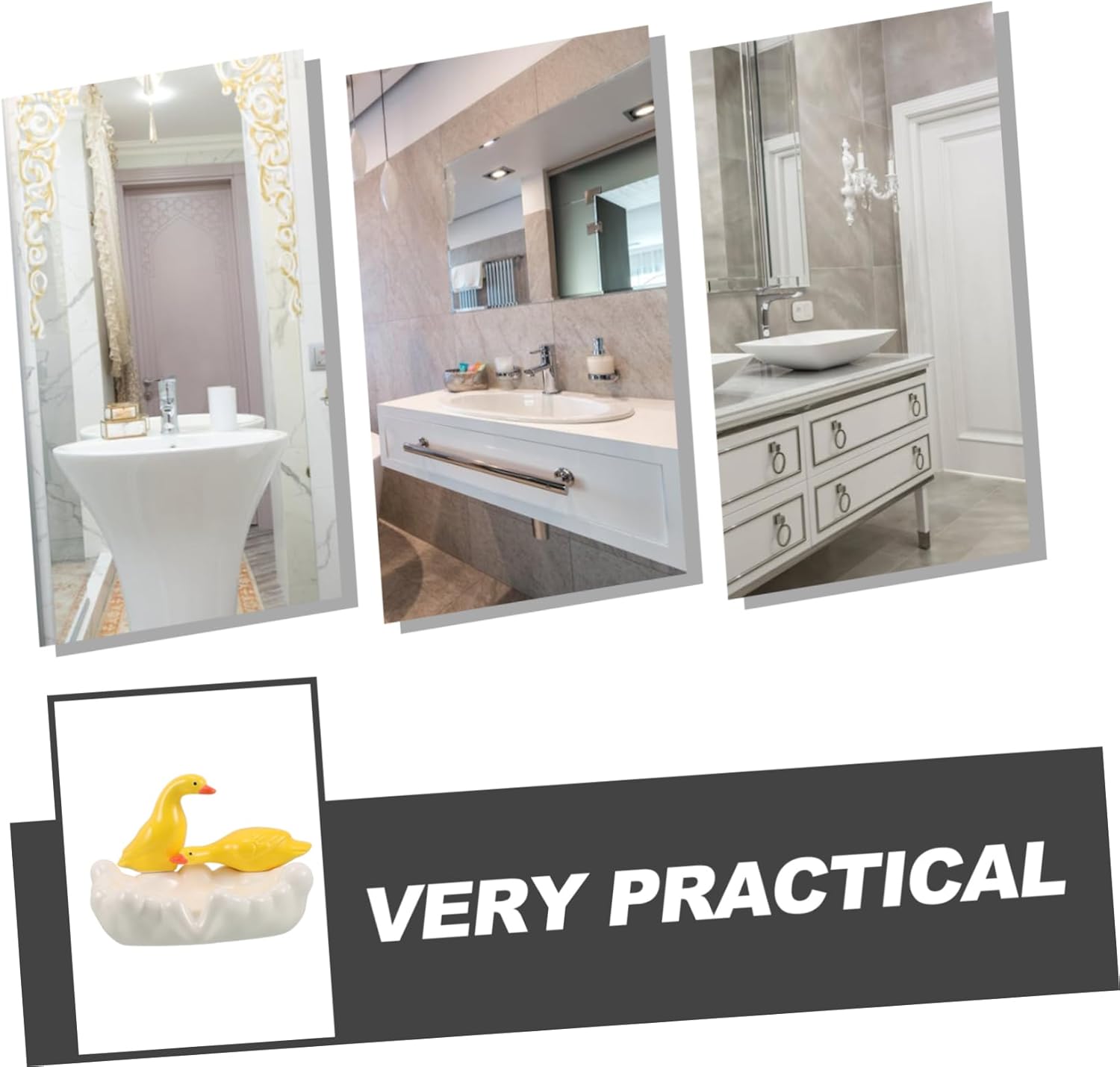Stylishly Functional Bath Soap Dish
