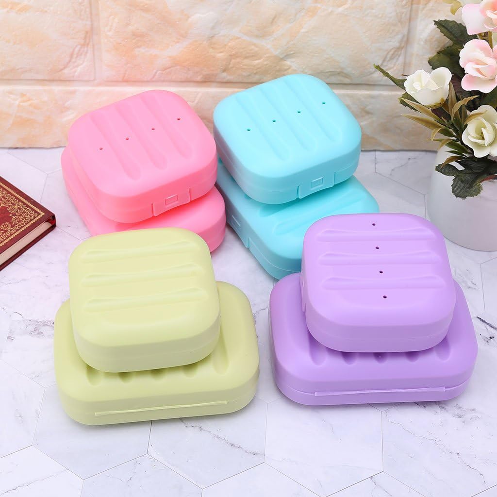 WBANGIAOSoap Box Bathroom Dish Plate DispenserSpecial Design Portable Capacity 3