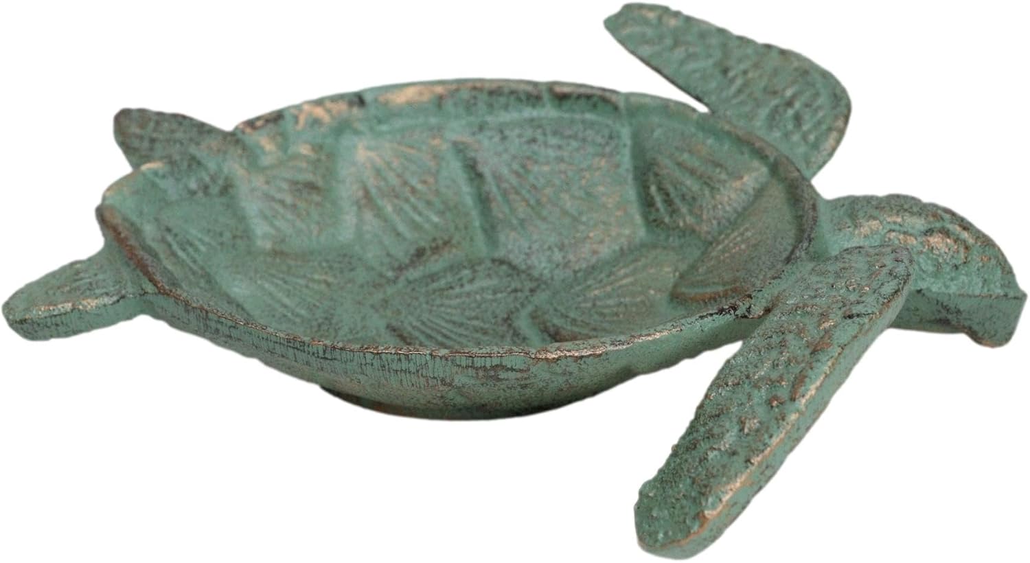 Stunning Cast Iron Sea Turtle Dish