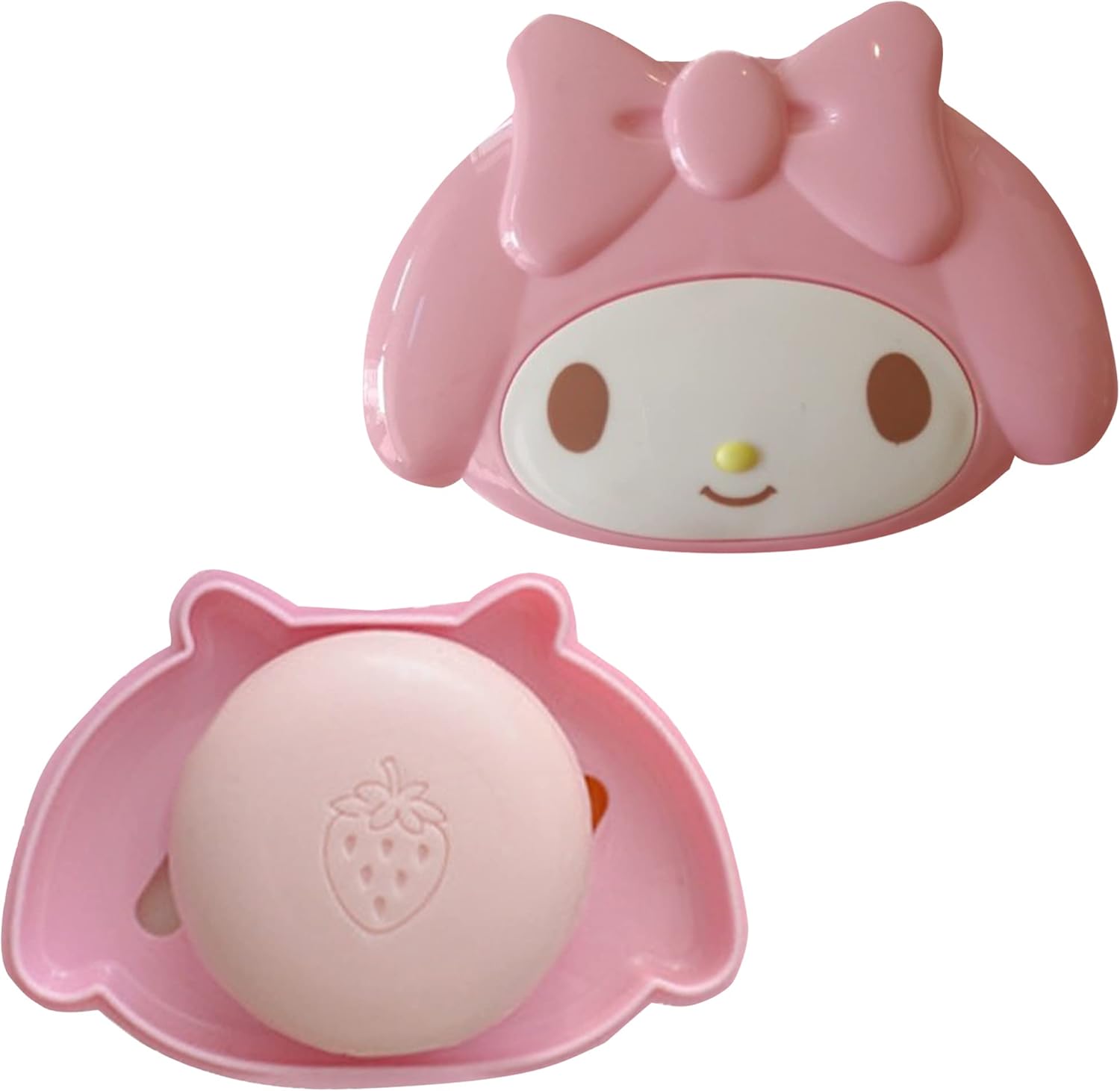 My Melody Design Cute Pink Travel Soap Case