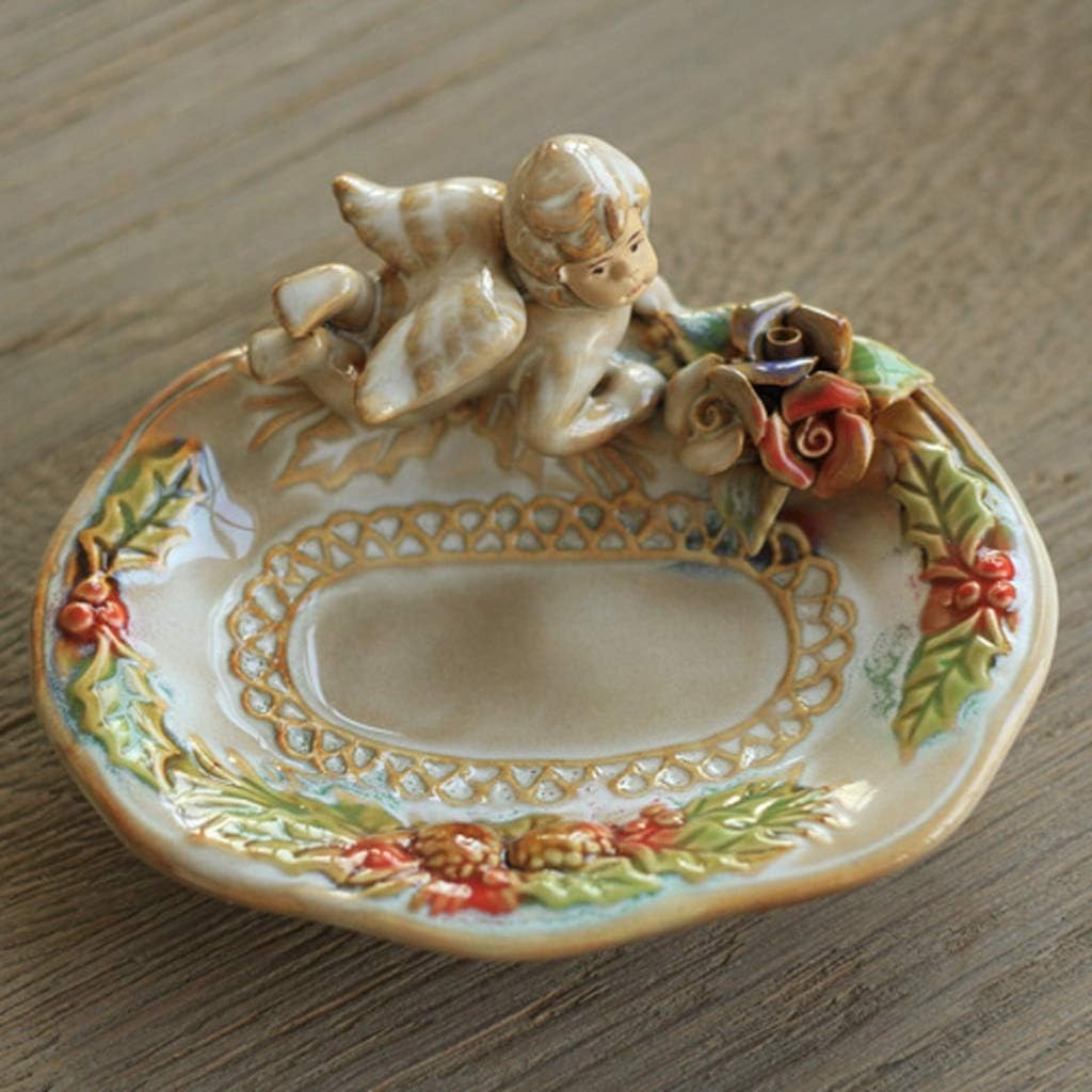Charming Angel Home Furnishing Ceramic Dish Soap Box