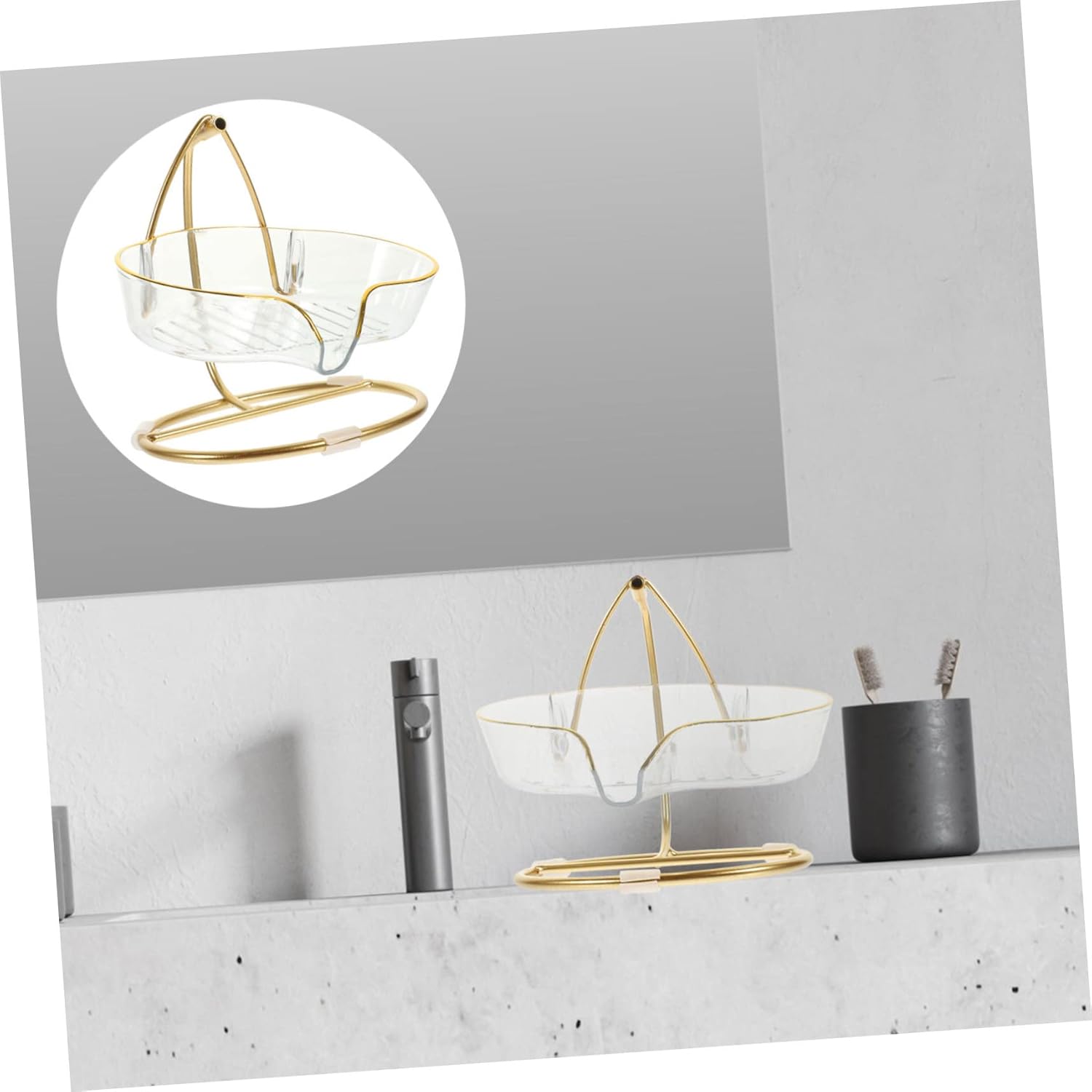 Super Stylish Over the Sink Soap Organizer Durable Easy to Clean