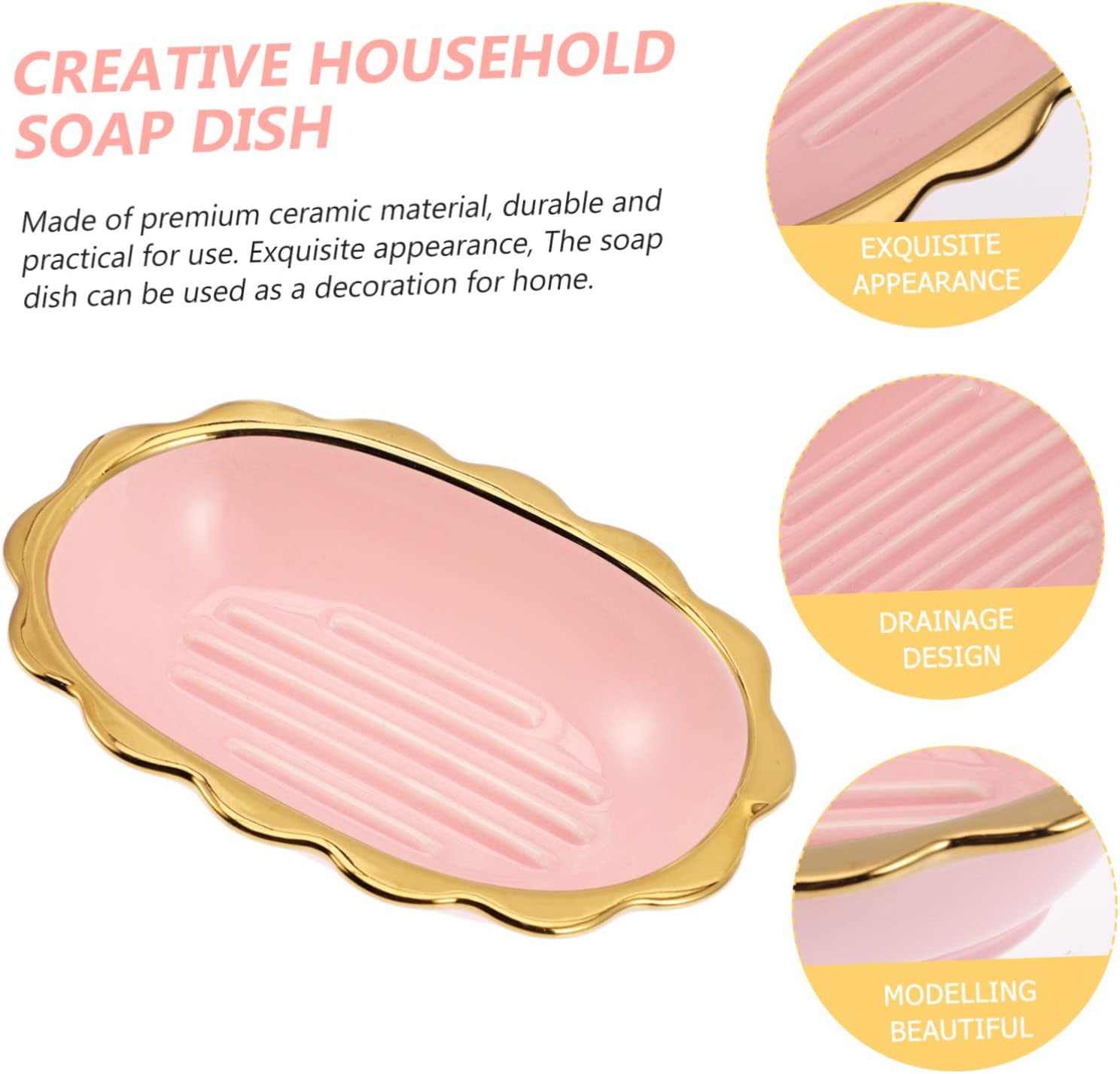 Delicate Ceramic Soap Holder