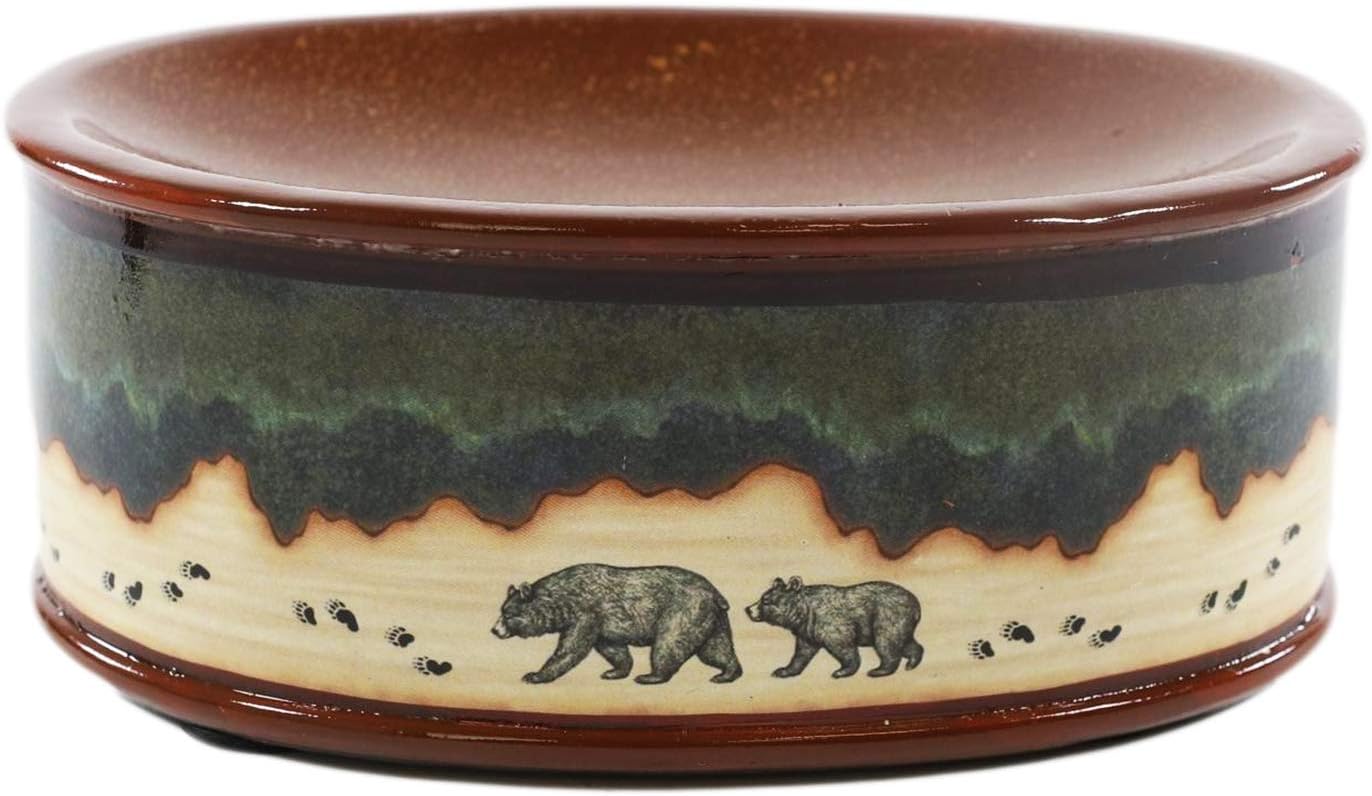 Ebros Rustic Bear Country Bathroom Accessory