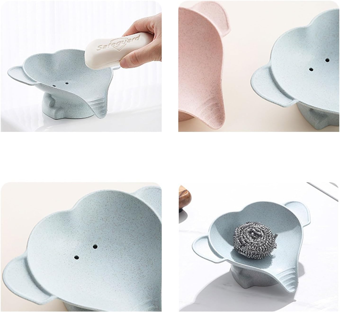 Elephant-shaped Little Elephant Soaps Dish for Kids