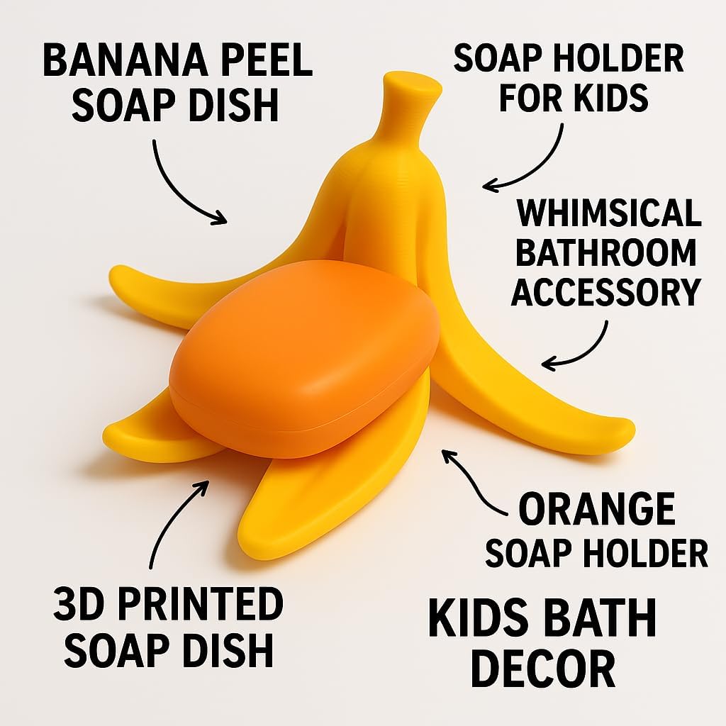 Banana Peel Playful Bath Soap Dispenser