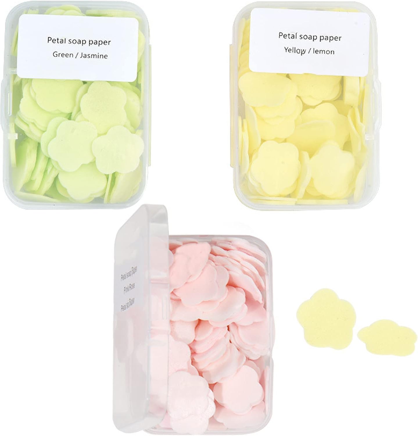 Fresh Yellow Lemon Petal Soap Sheets