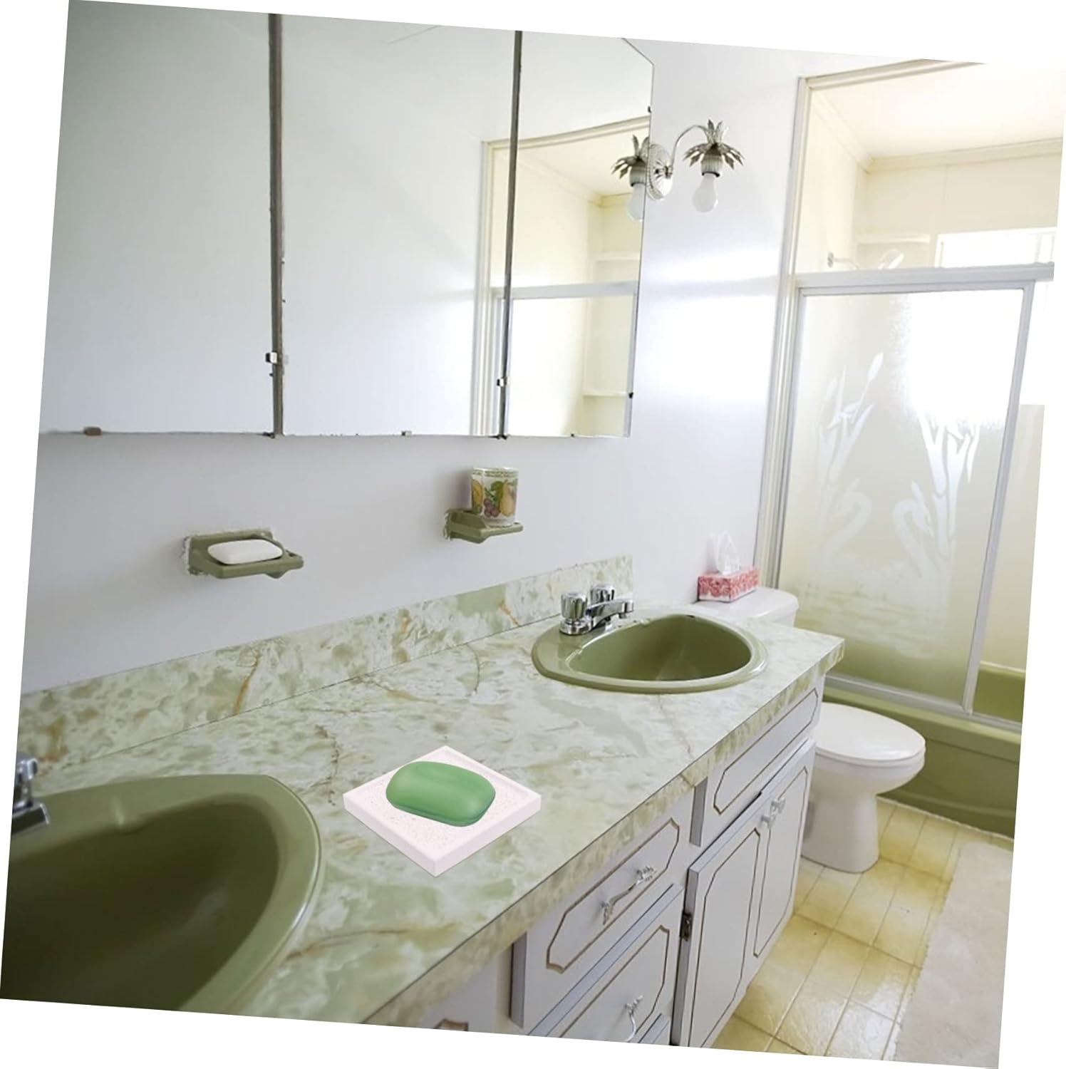 Quick Dry Diantite Soap Holder for Bath Kitchen