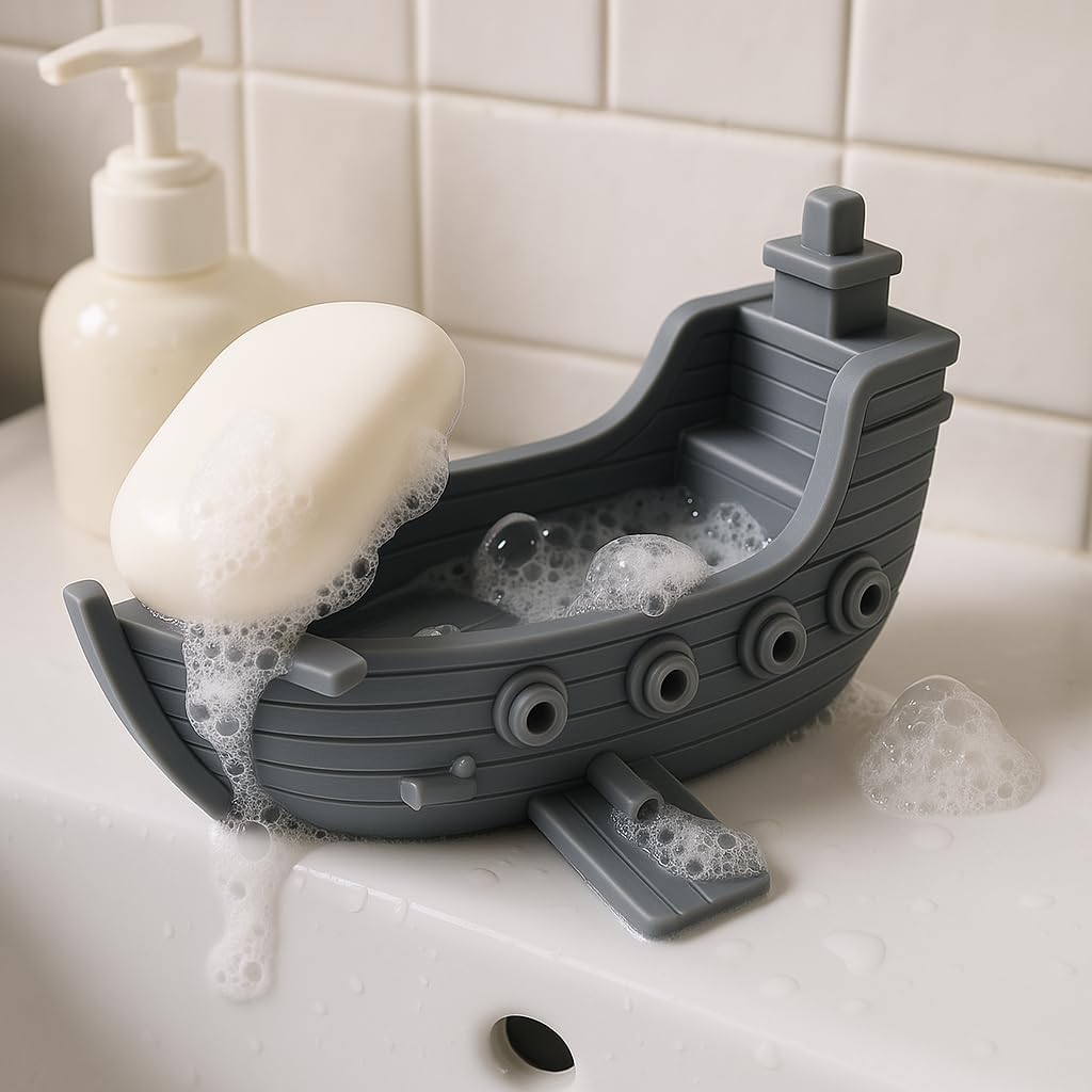 Suds Ahoy Pirate Ship Soap Dish