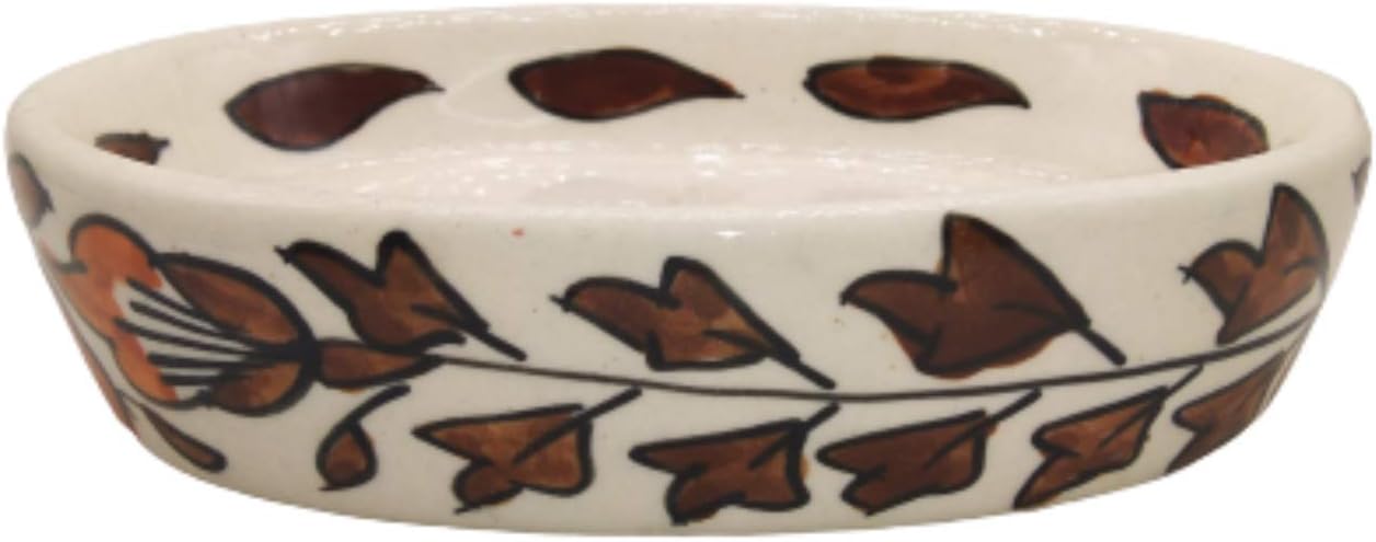 White Ceramic Handicraft Soap Dish tray