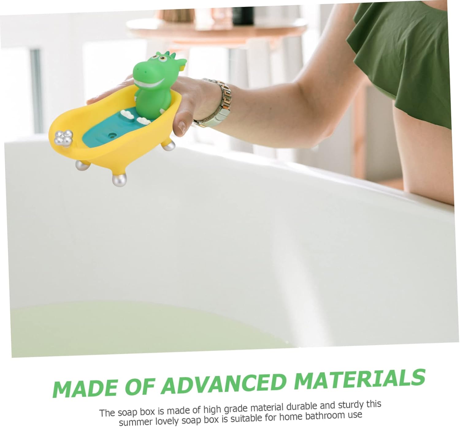 ABOOFAN Dinosaur Bath Soap Holder