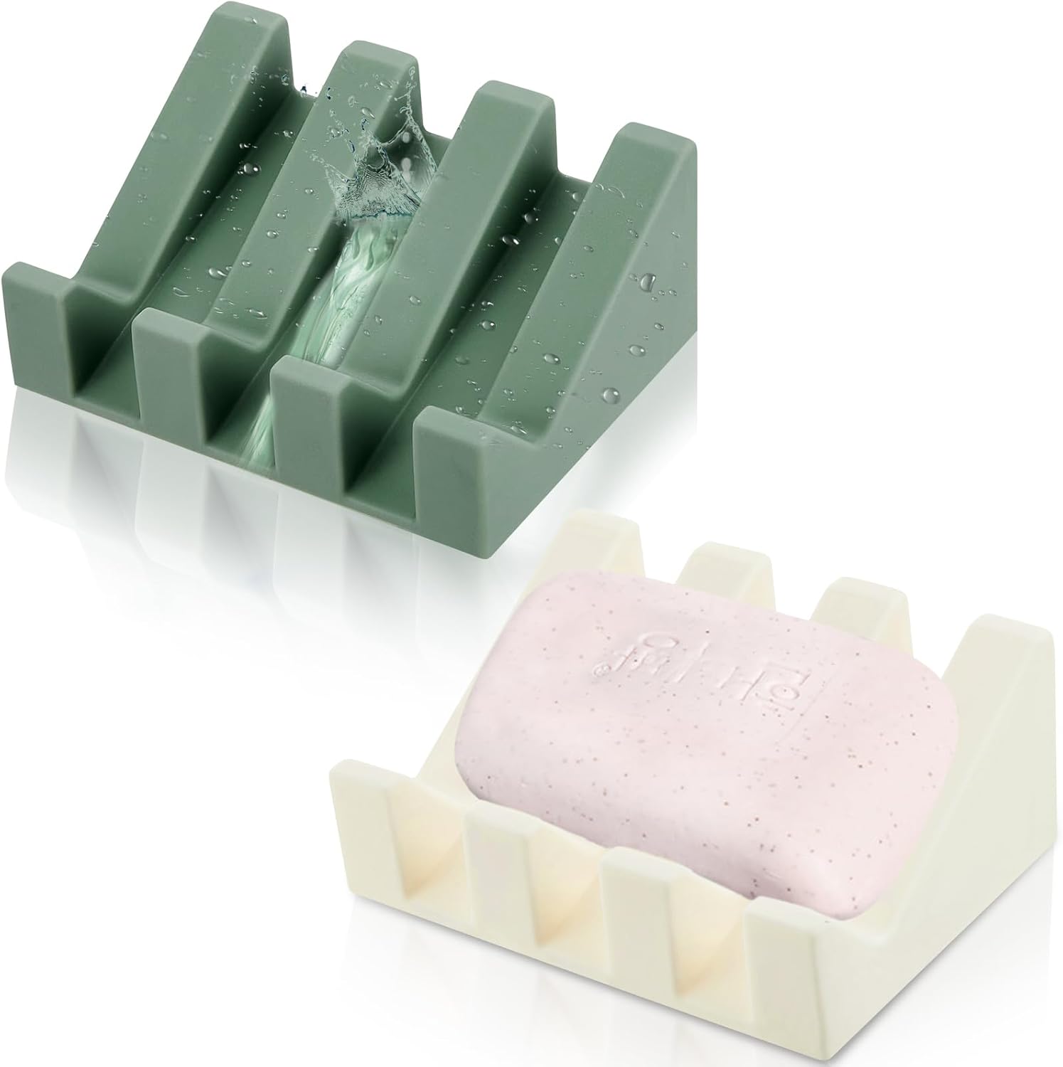 Cunhill Silicone Soap Dish with Drain