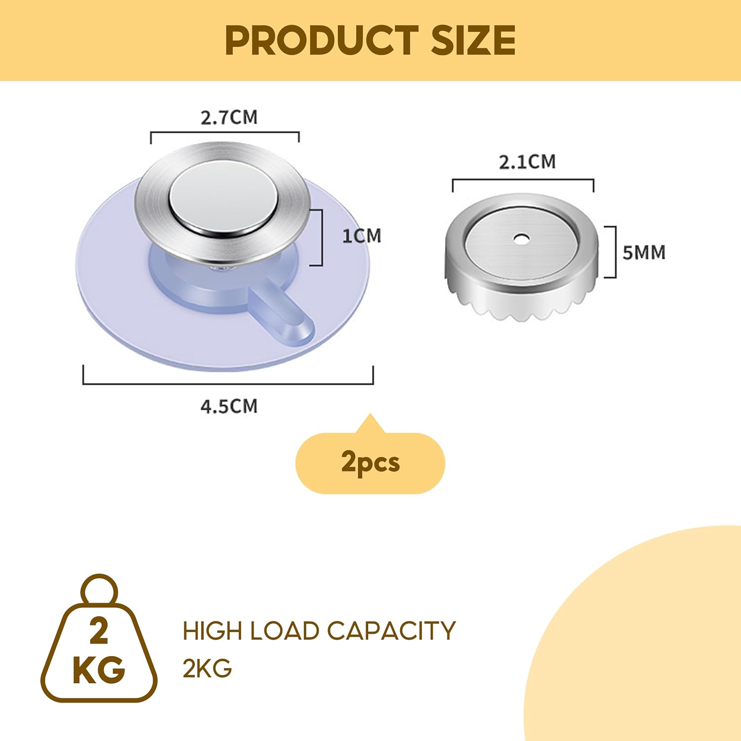 Durable Magnetic Soap Holder with Suction Cup for Bathroom Kitchen Use