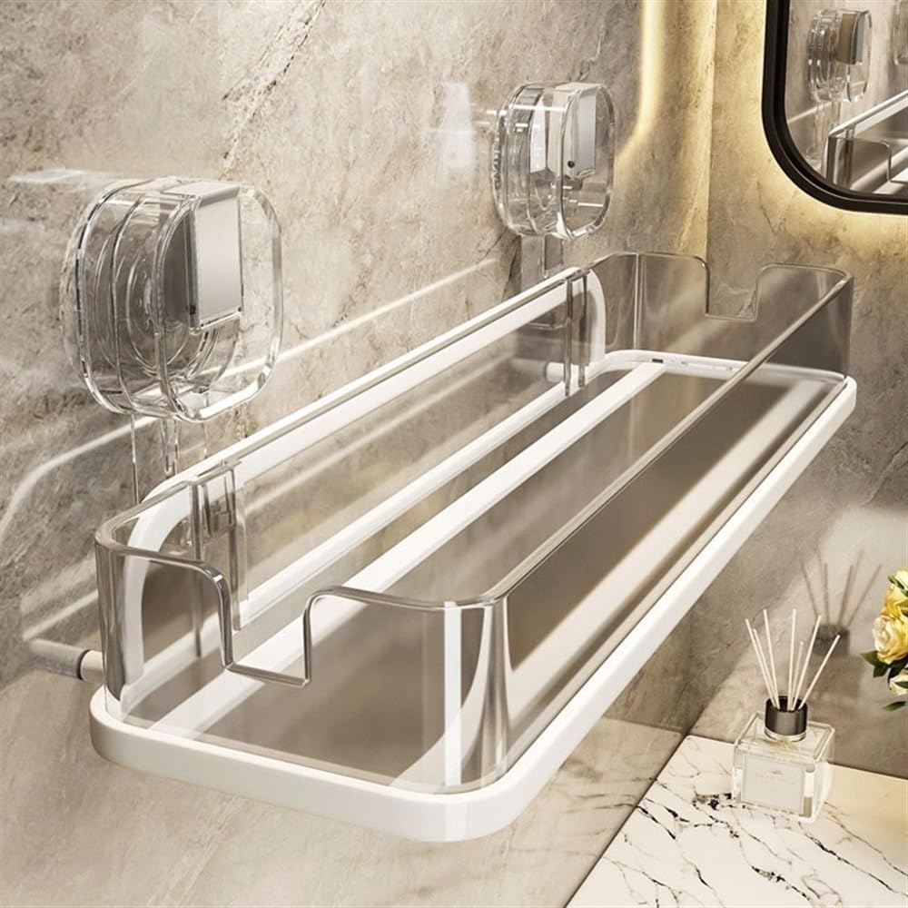 Bath Room Organizer Suction-Cup Shower Caddy for Bathroom Kitchen More
