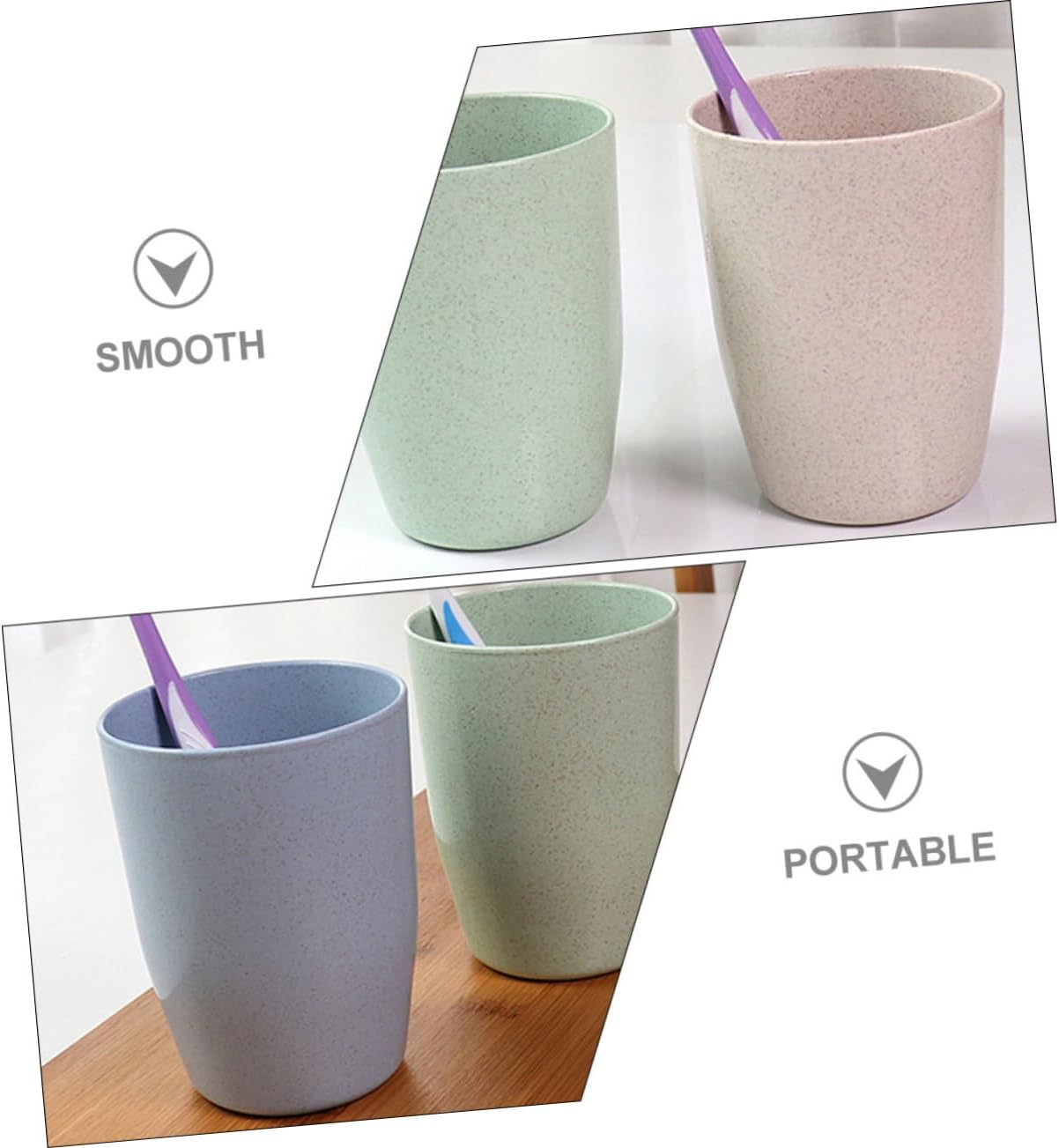HAKIDZEL Family-Friendly Bathroom Tumbler Cup for Boys Girls Durable Cute Design