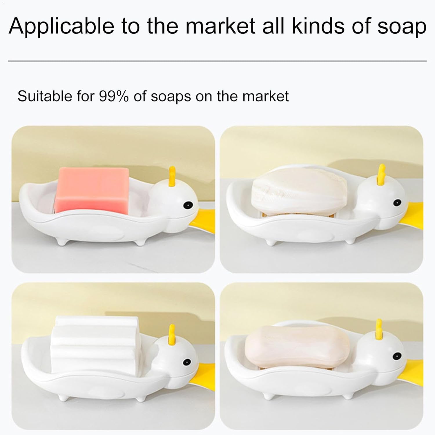 Duck-Shaped Non-Slip Sink Tray
