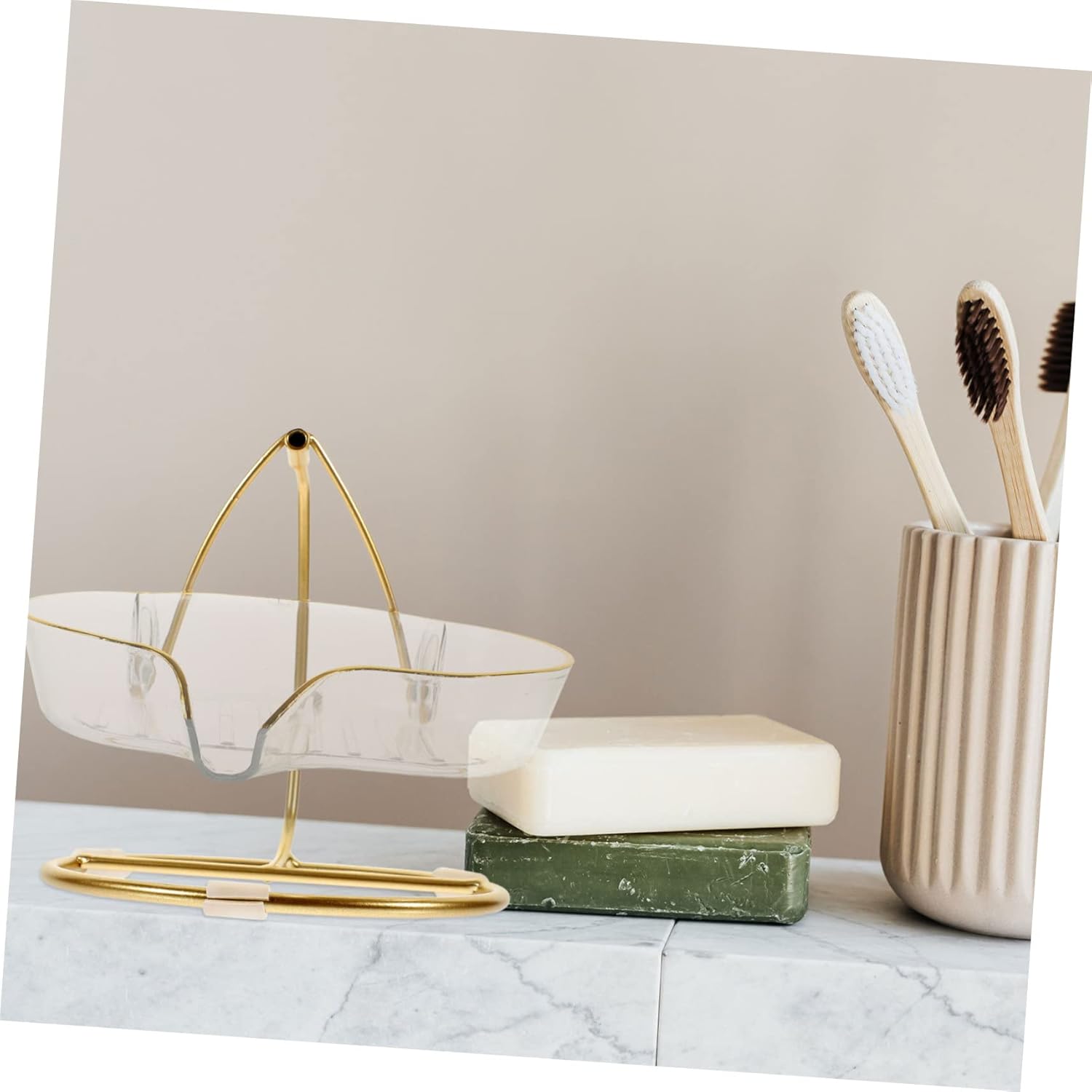 Unomor Self-Draining bathroom soap lid