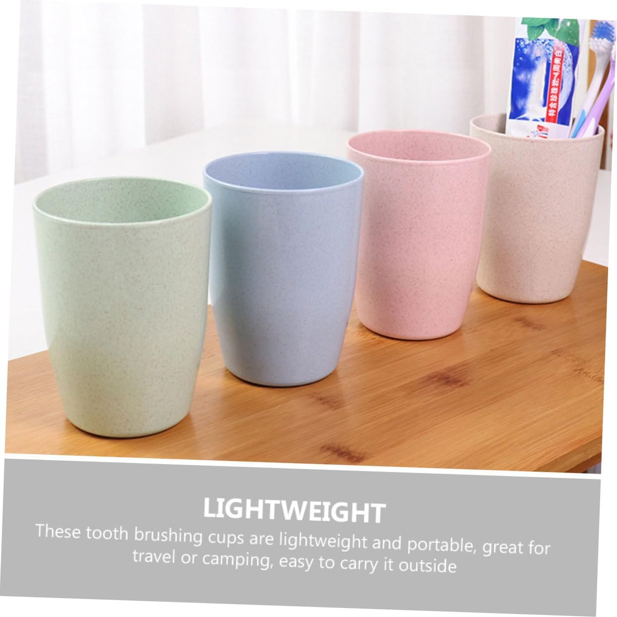 HAKIDZEL Family-Friendly Bathroom Tumbler Cup for Boys Girls Durable Cute Design