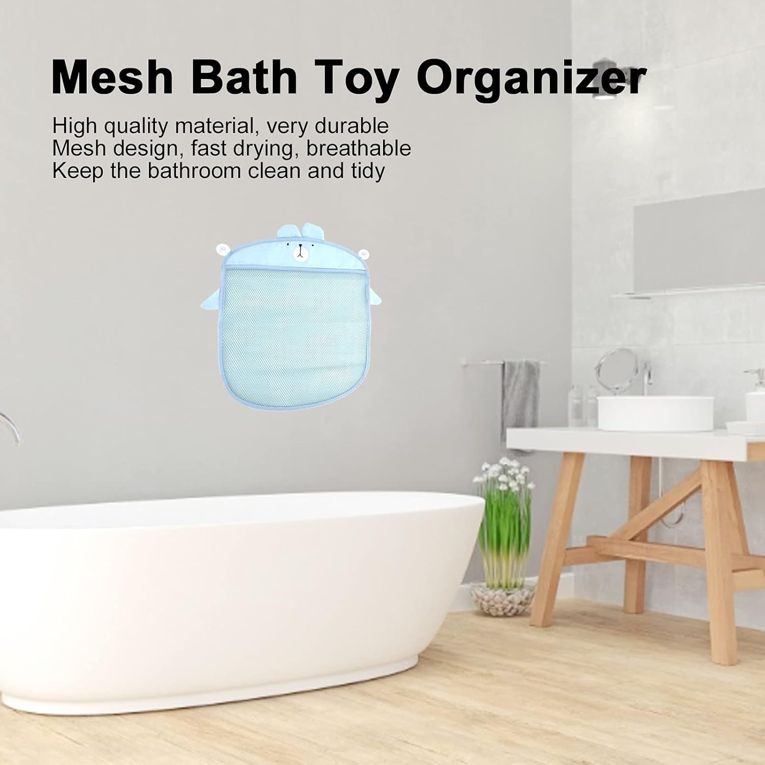 Bath Toy Storage Caddy with Suction Cup