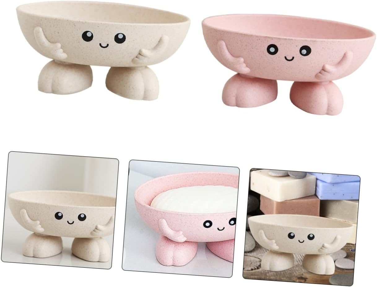 Amosfun 2pc Bar Soap Organizer for Organization