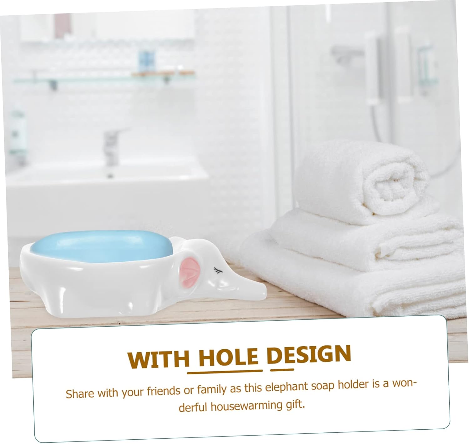 Cute Elephant Soap Holder