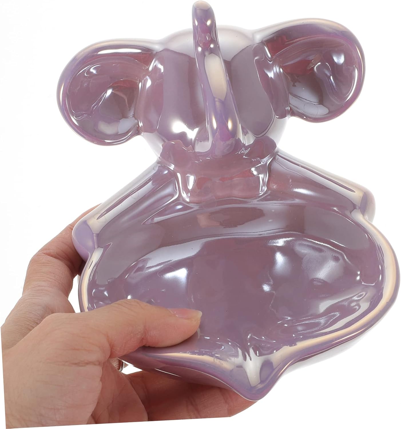 Adorable Ceramic Elephant Dish Self Draining Home Kitchen Bathroom Kitchen Accessory