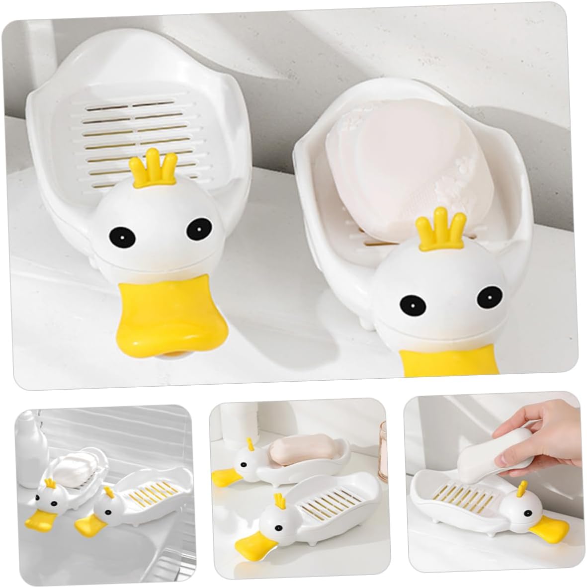 Gleavi Cute Duck Soap Dish