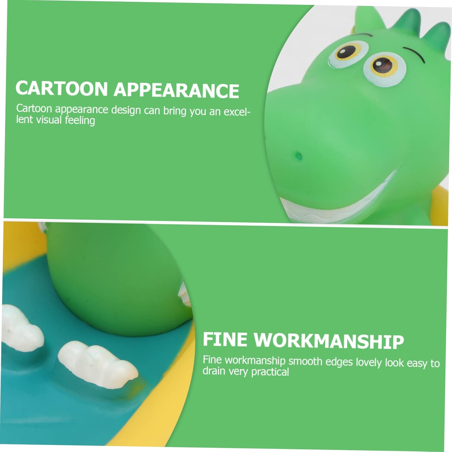 Ciieeo Cute Cartoon Bathtub Soap Box