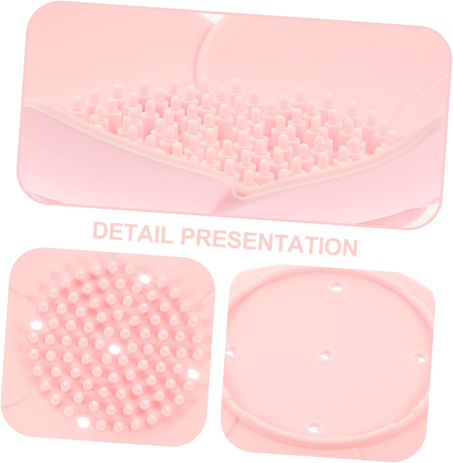 2-Piece Creative Silicone Soap Box Flower-Shaped Organizer