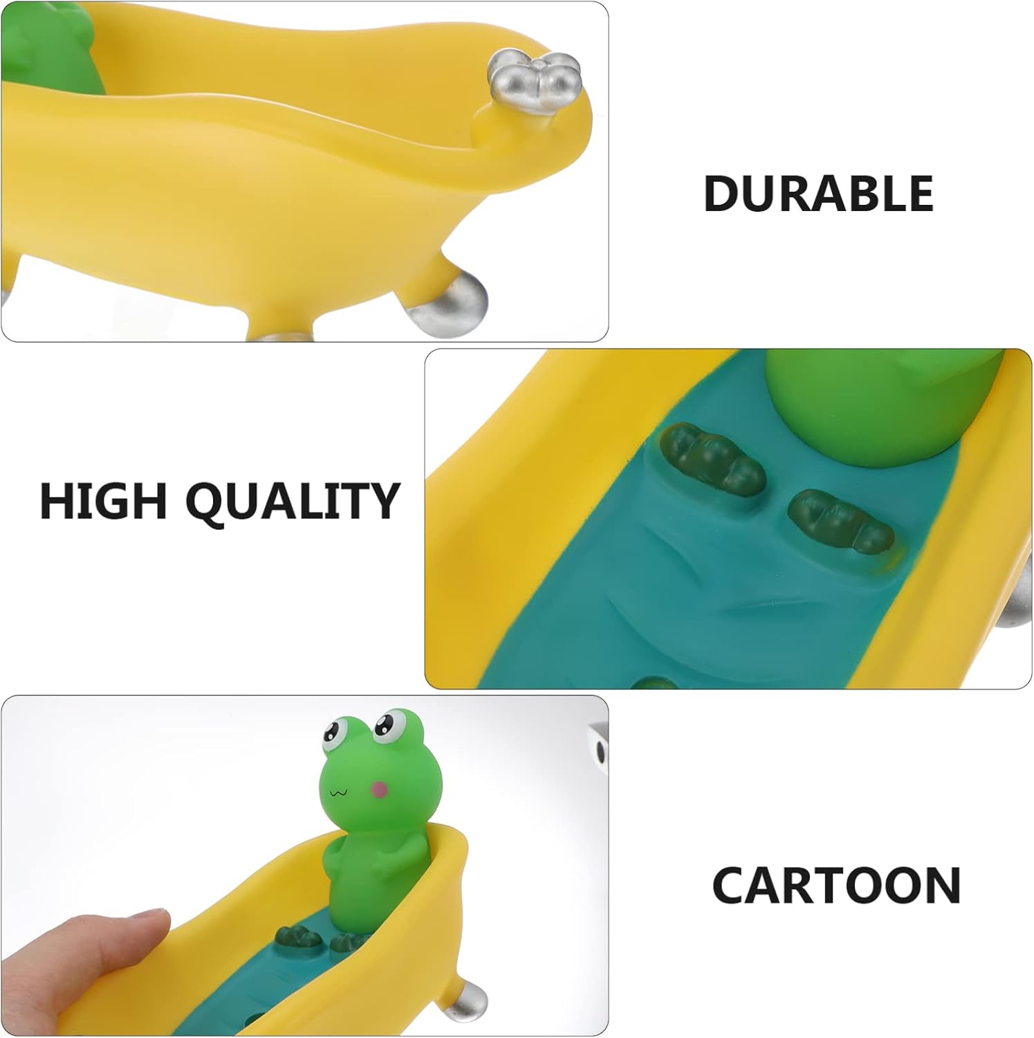 Hemoton Reusable Frog- friendly Soap Holder for Kids Adults Durable Safe