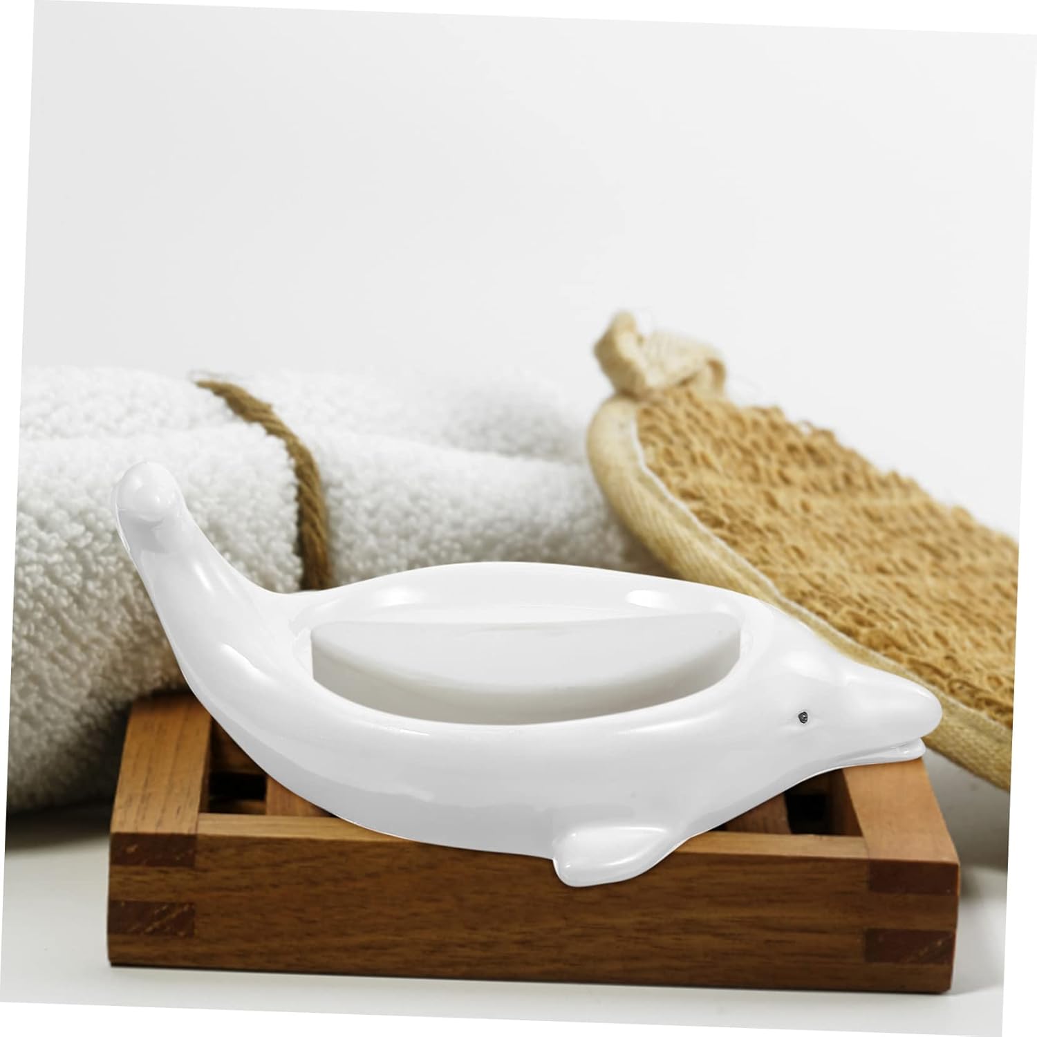 Cute Dolphin Soap Dish for Kids