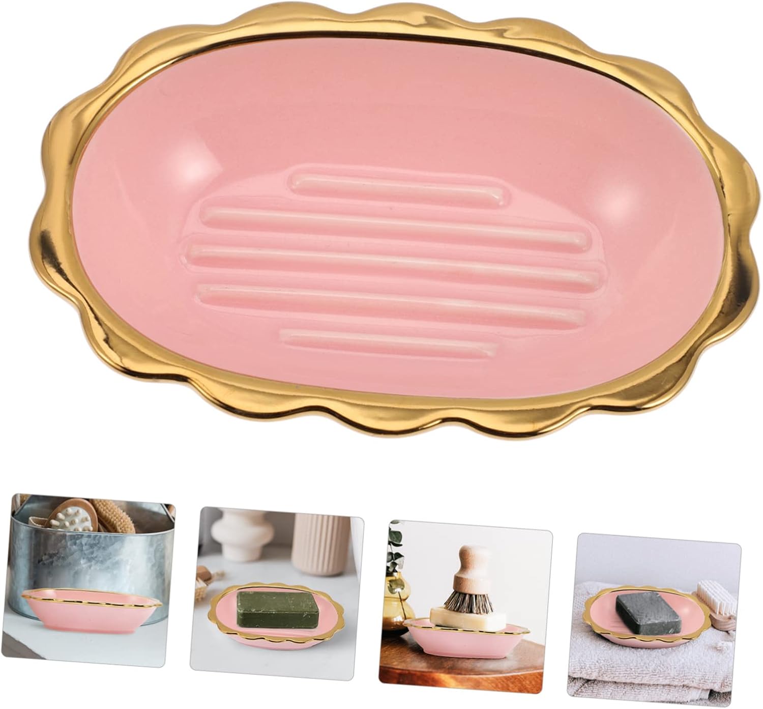 Luxshiny Delightful Ceramic Soap_holder