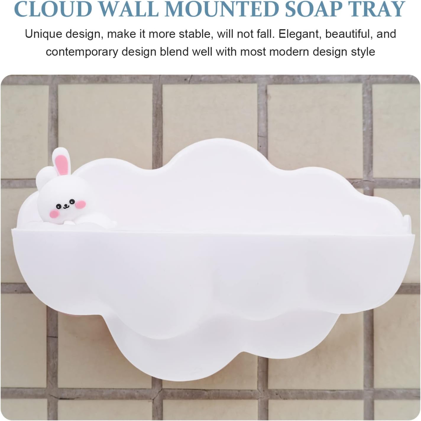 Elegant Soap Holder for Boys and Girls No Drilling Required