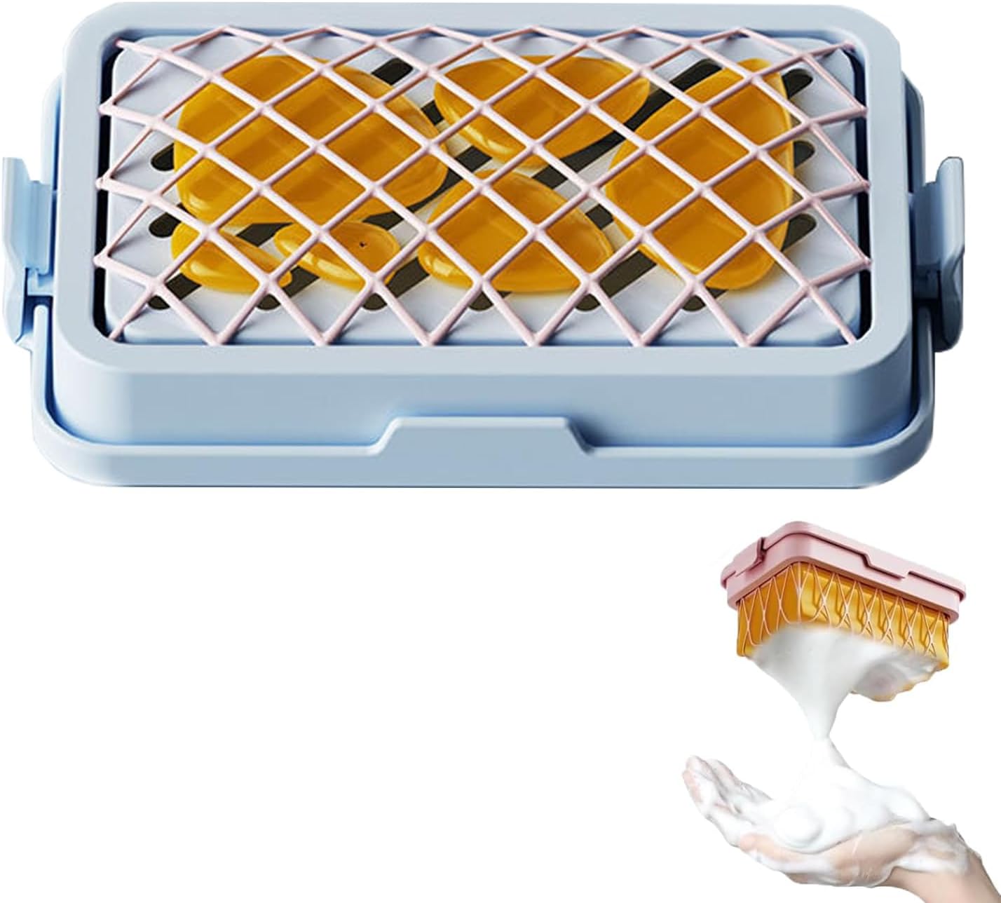 BIUBABIU x Highly Elastic Mesh Soap Bubble Box 1 Blue