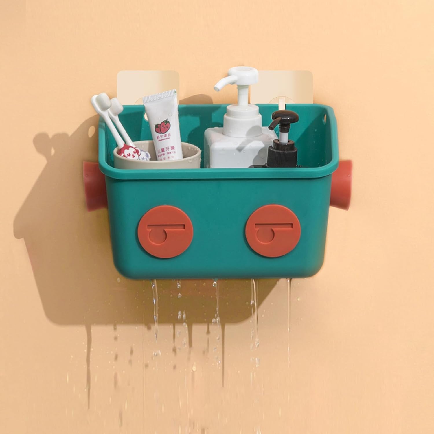 LUFOFOXBath Toy Storage Organizer Basket Detachable 3-Layer Kids Hanging Toy Caddy