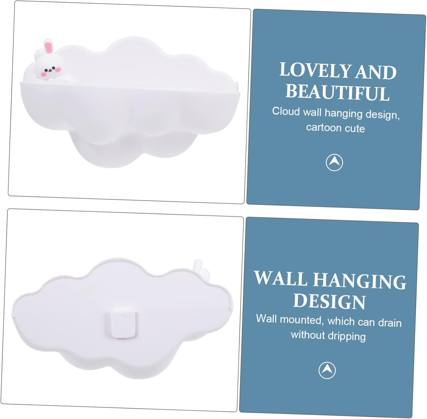 Ciieeo Wall-Mounted Soap Holder