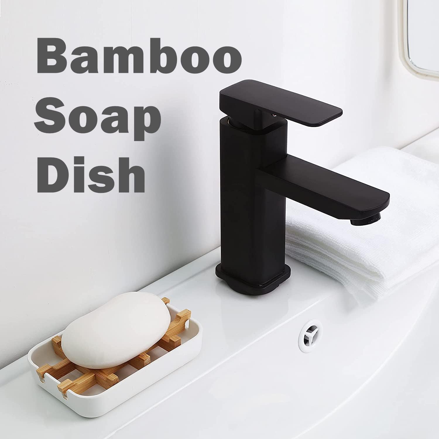 Bamboo Wood Soap Dish Holder