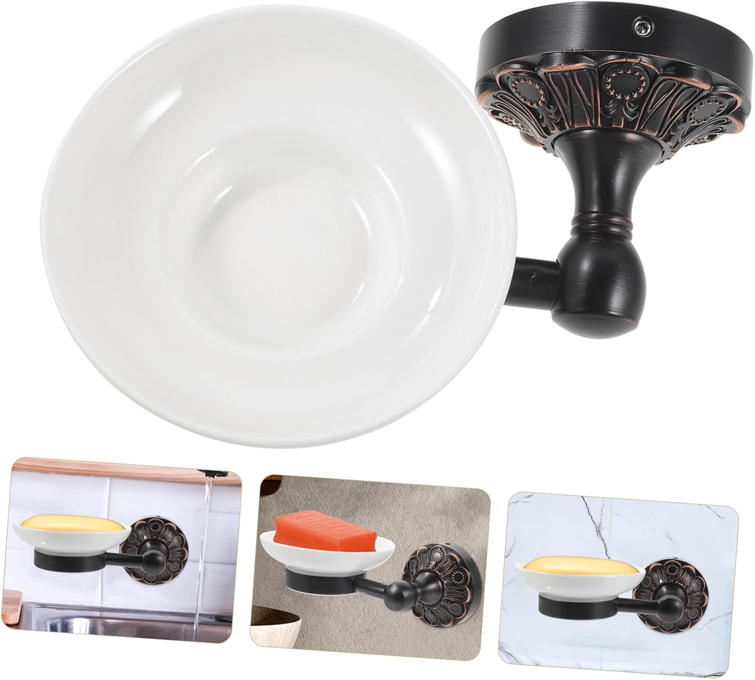 Oval Wall-Mounted Soap Dish by Beatifufu