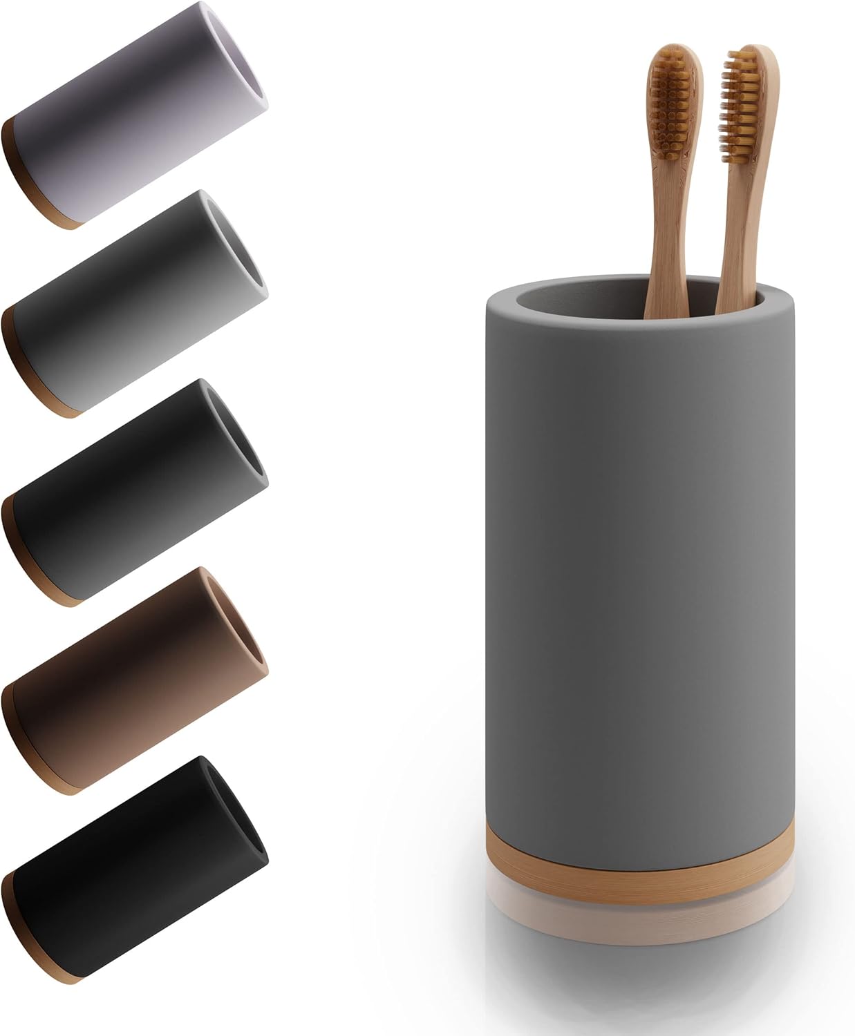 Matani Bamboo Diatomite Toothbrush Holder