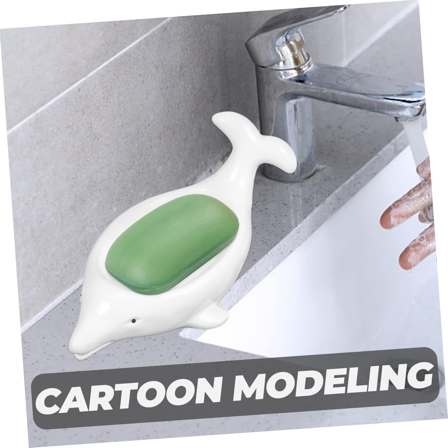 Cute Dolphin Soap Dish for Kids