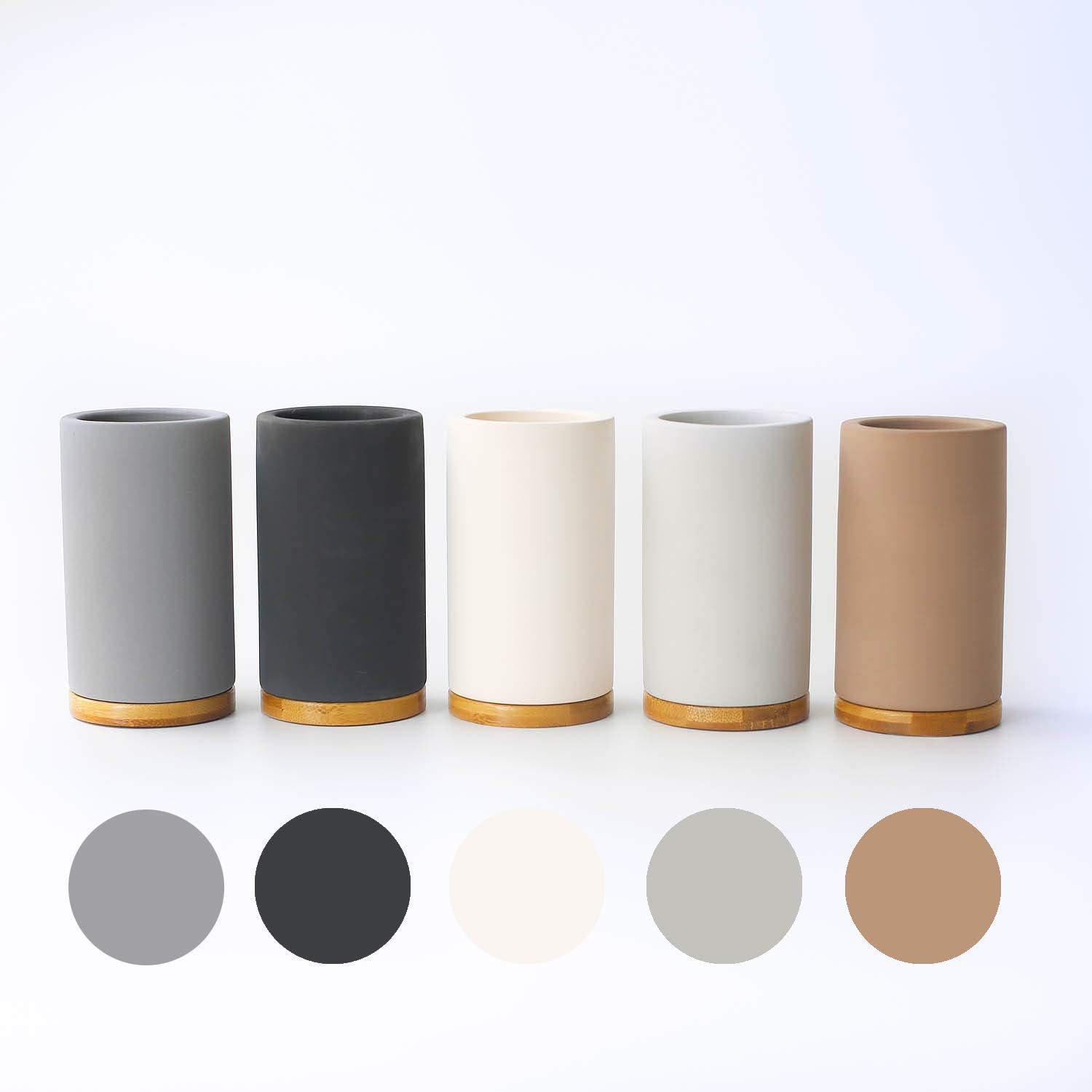 Matani Bamboo Diatomite Toothbrush Holder