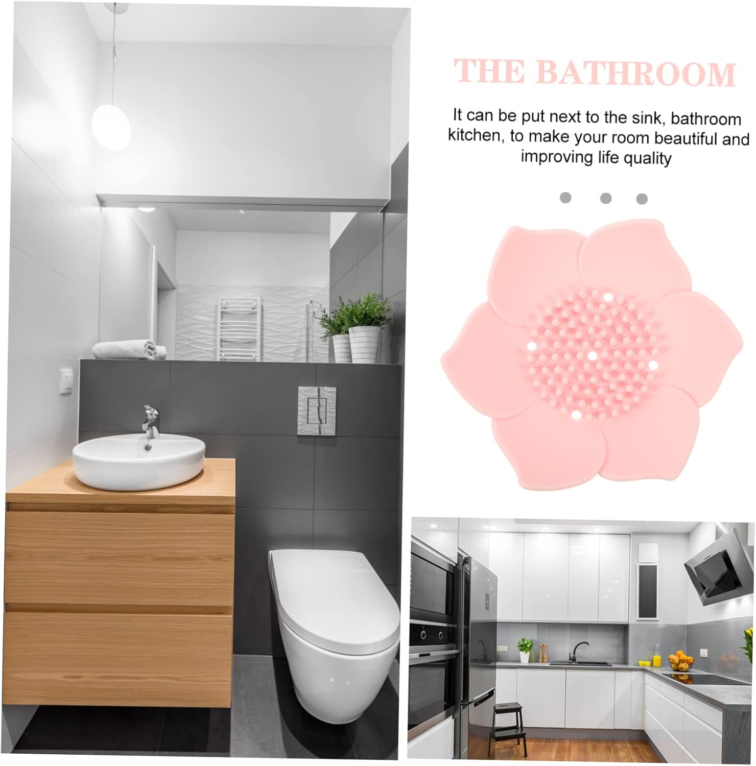 2pc Floral Silicone Soap Dish Holder