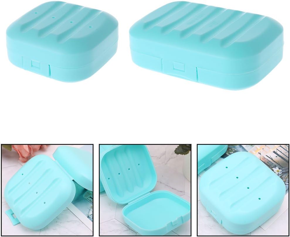 WBANGIAOSoap Box Bathroom Dish Plate DispenserSpecial Design Portable Capacity 3