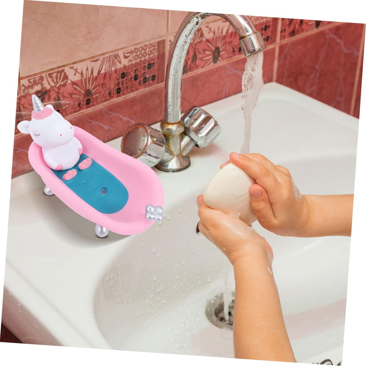 2pcs Cute Cartoon Soap Dish for Bathroom and Shower