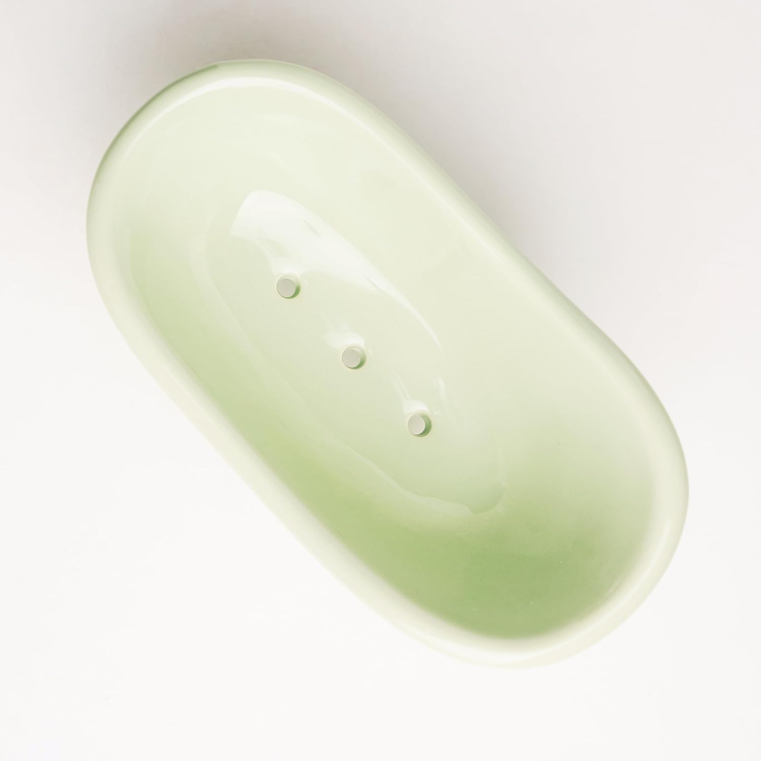 Eco-Friendly Ceramic Minimalist Soap Dish for the Bathroom