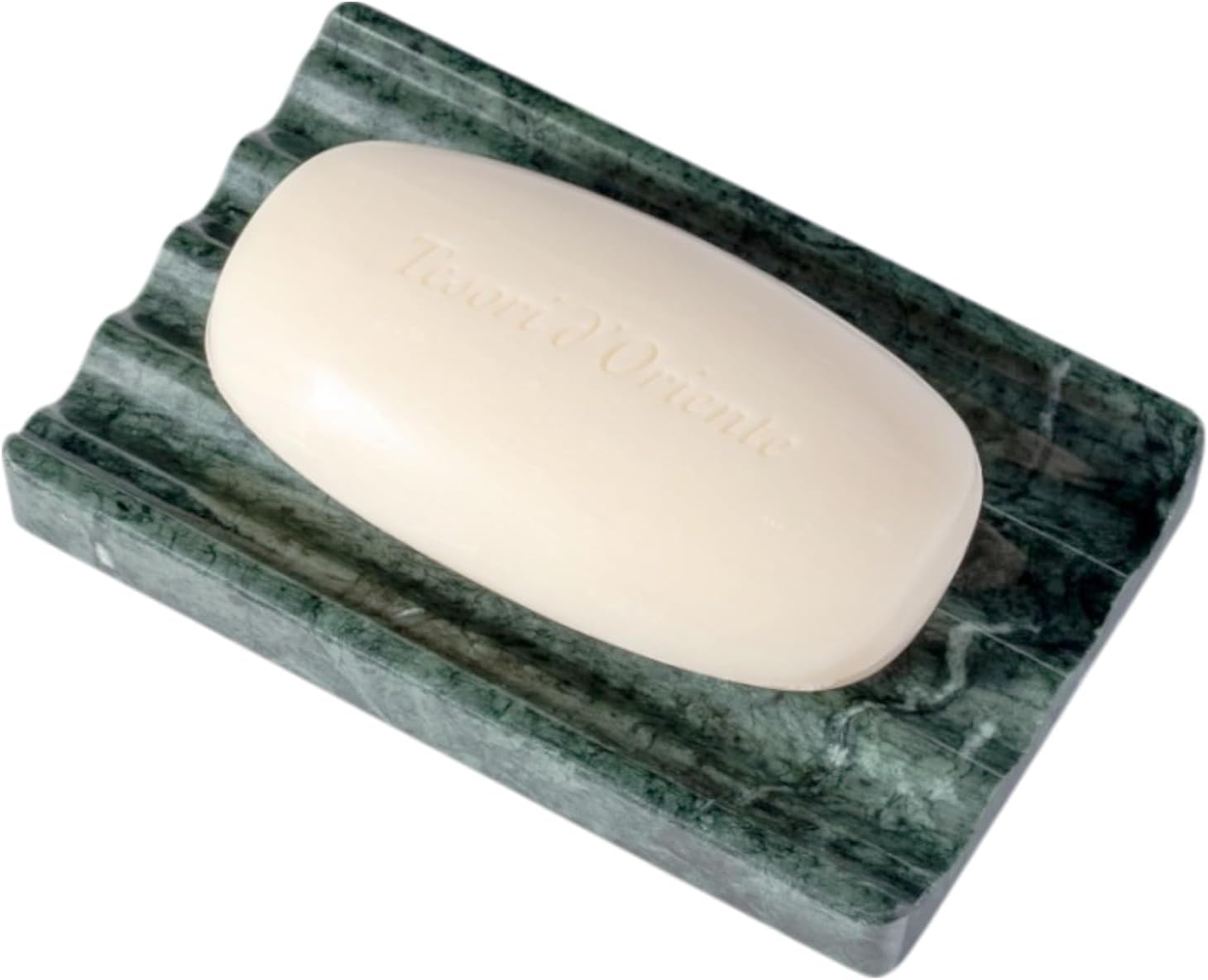 Marble Soap Dish Water Ripple Design