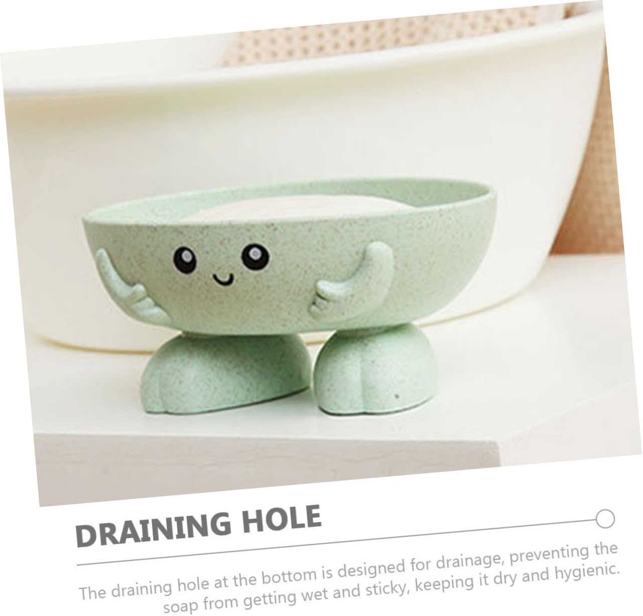 Lightweight Soap Dish for Bathroom Kitchen
