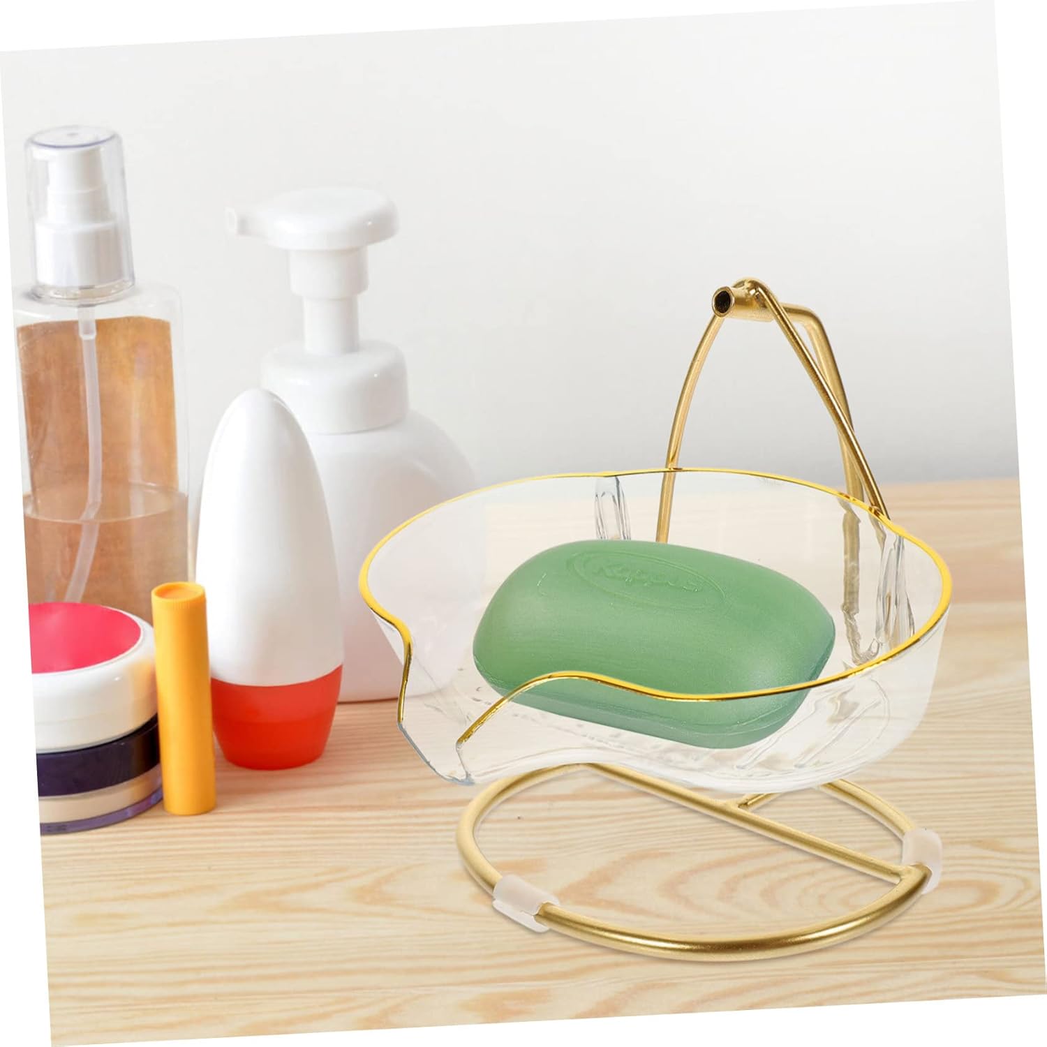 Unomor Self-Draining bathroom soap lid