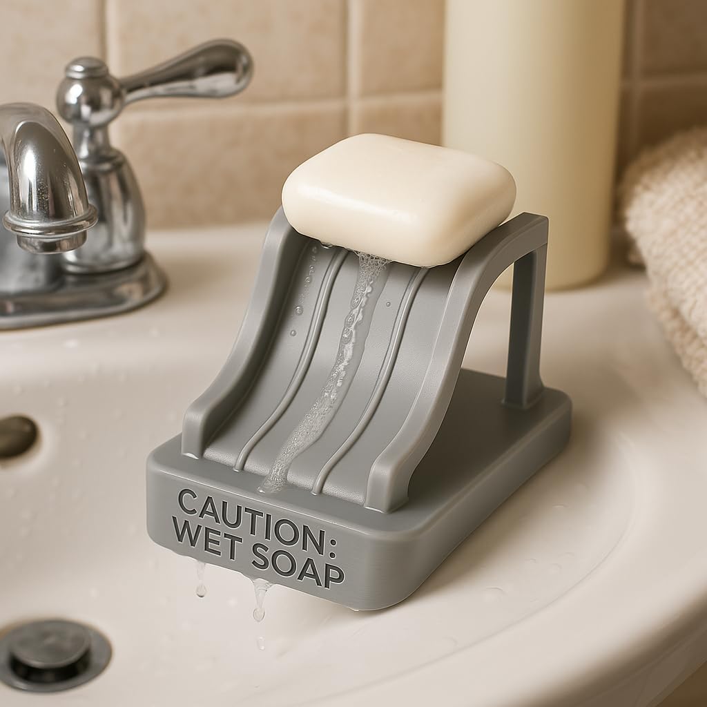 Durable Fun Slide Suds Soap Dish