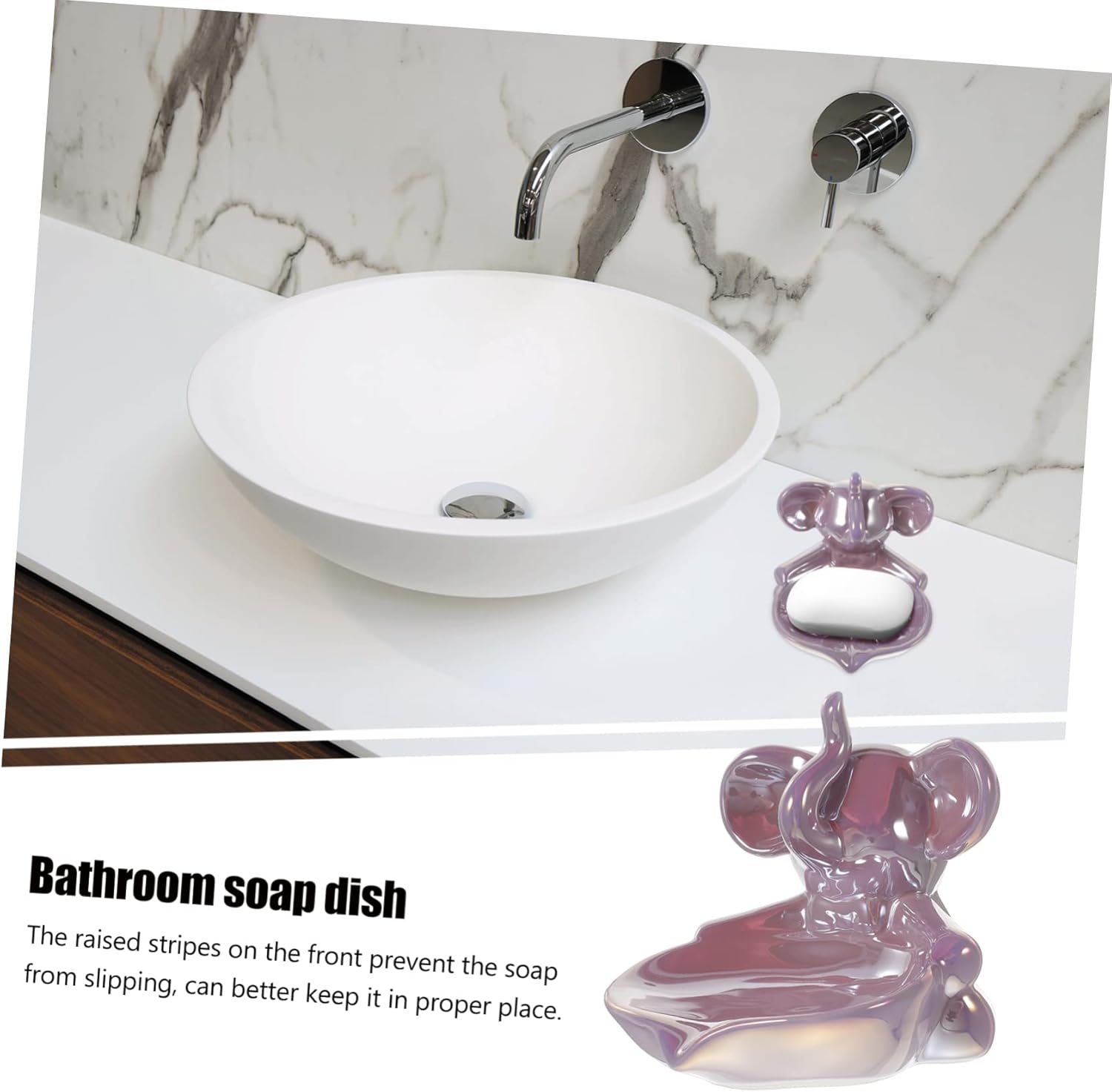 Cute Elephant-Cutcerb Ceramic Soap Holder